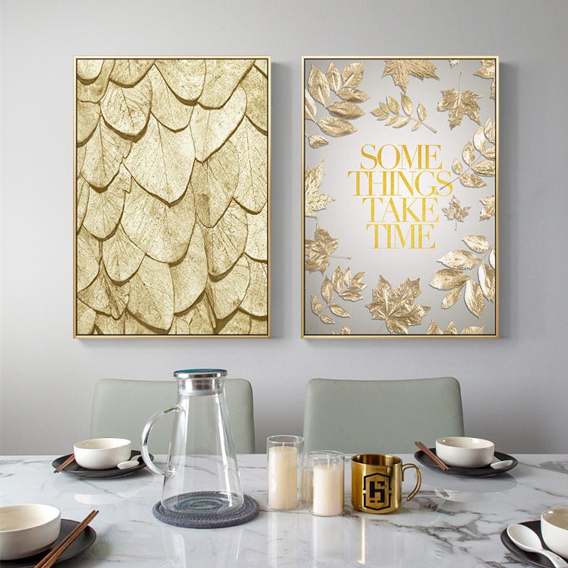 Gold Leaves - Aleo Decor