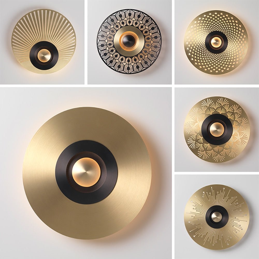 Gold wall Sconce - Aleo Decor