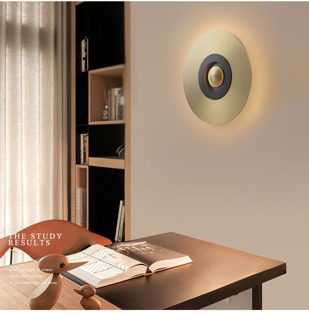 Gold wall Sconce - Aleo Decor