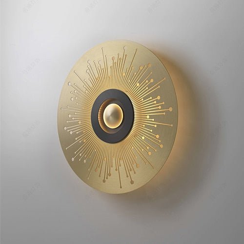 Gold wall Sconce - Aleo Decor
