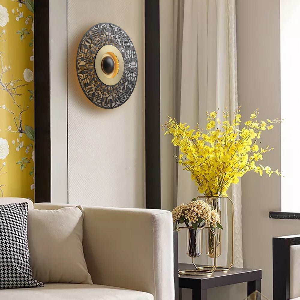 Gold wall Sconce - Aleo Decor