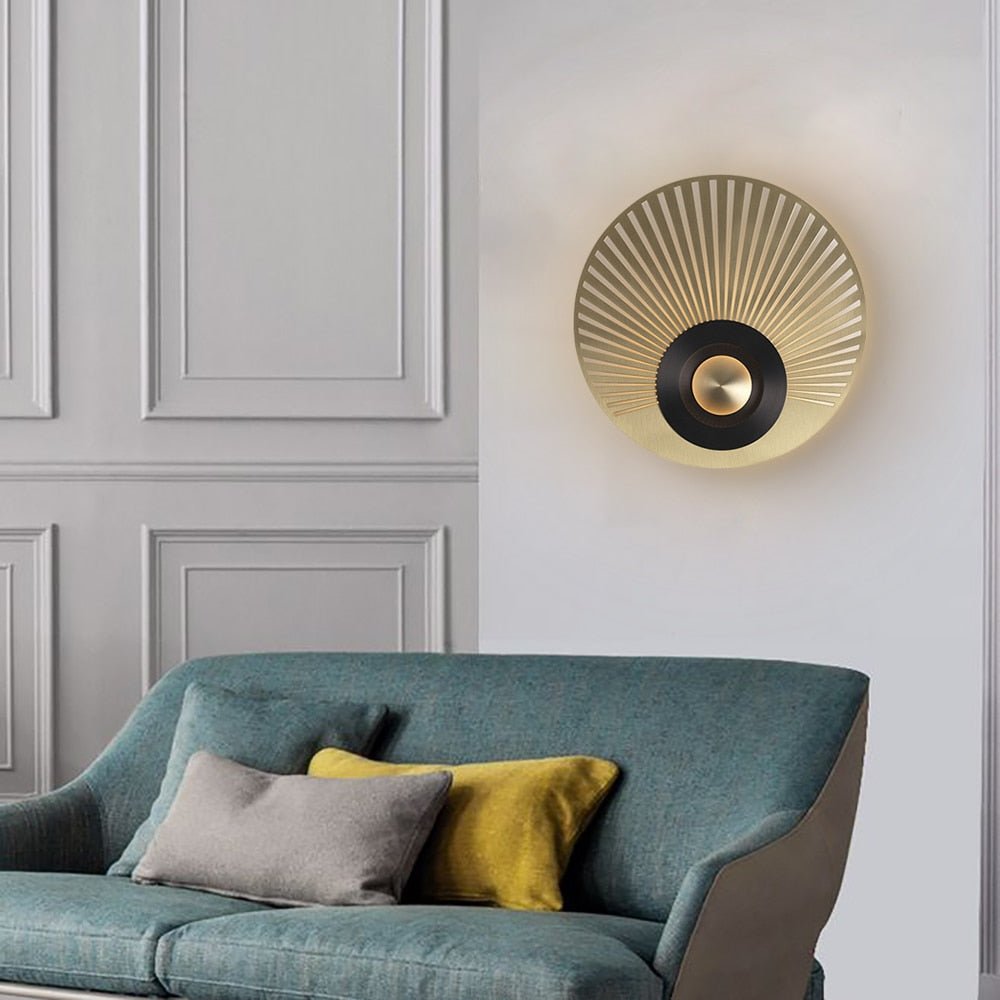 Gold wall Sconce - Aleo Decor