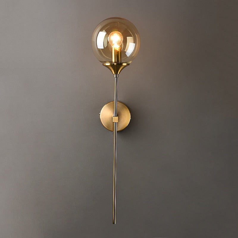 Golden Stick Lamp - Aleo Decor