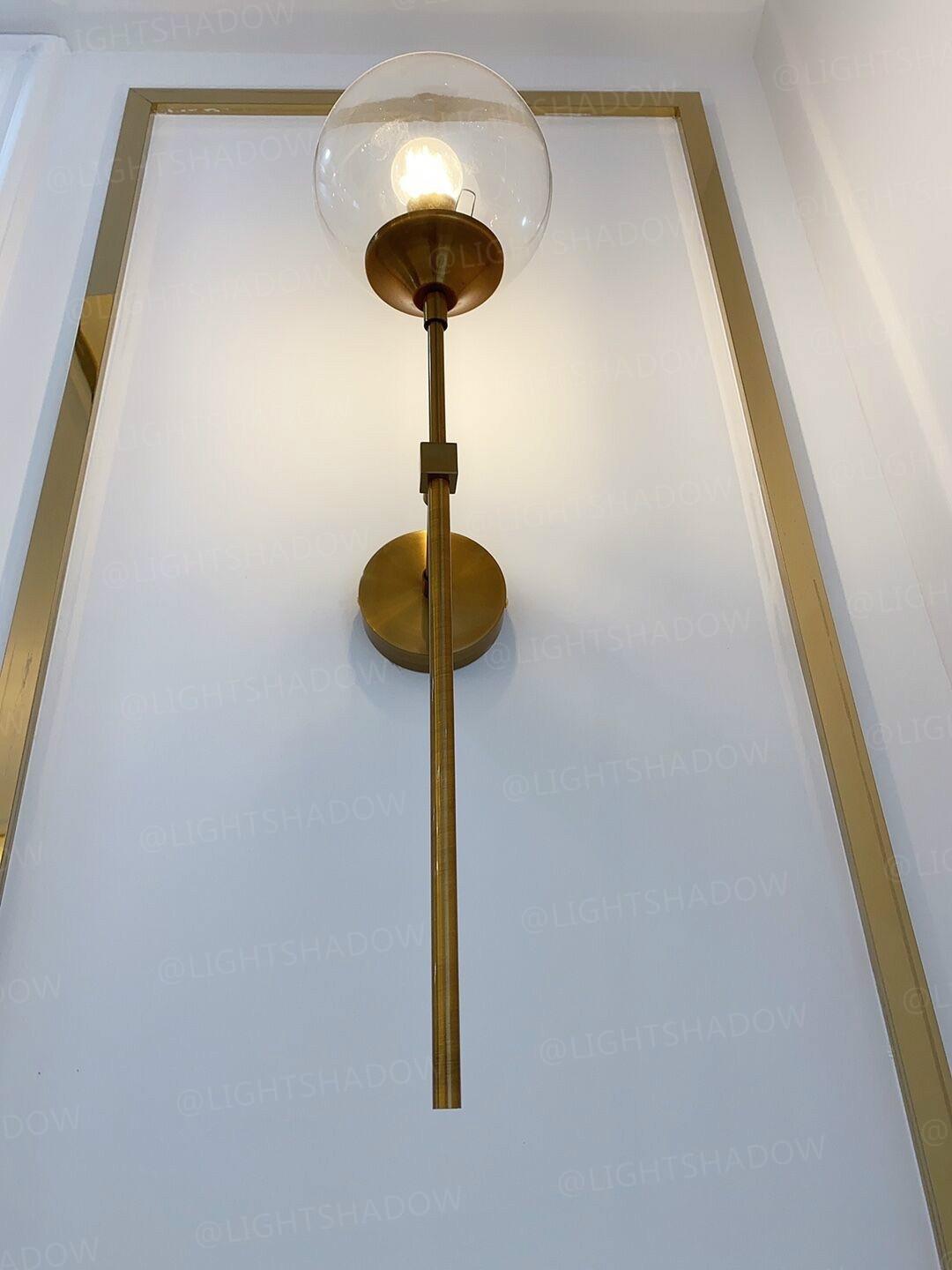 Golden Stick Lamp - Aleo Decor