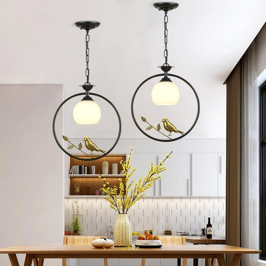 Goldfinch in Circle - Aleo Decor