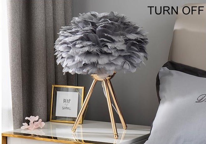 Goose feather lamp hotsell
