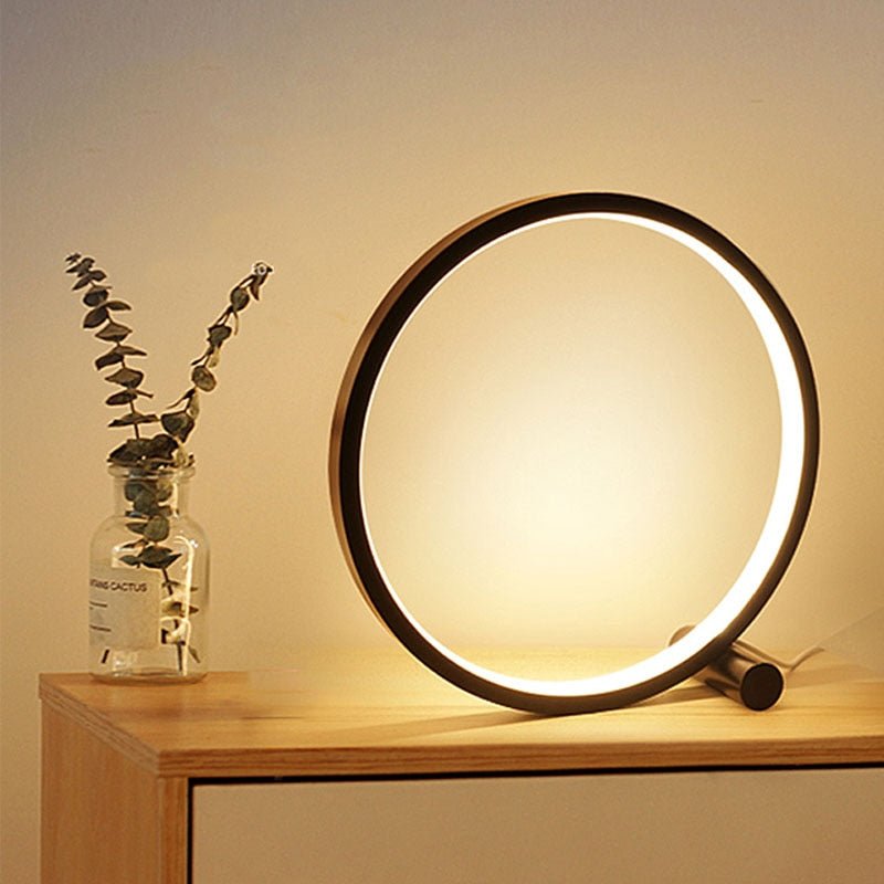 Hollow circular Lamp - Aleo Decor