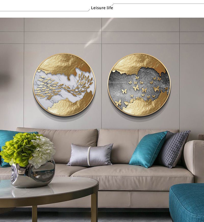 Luxury Grey & Gold - Aleo Decor