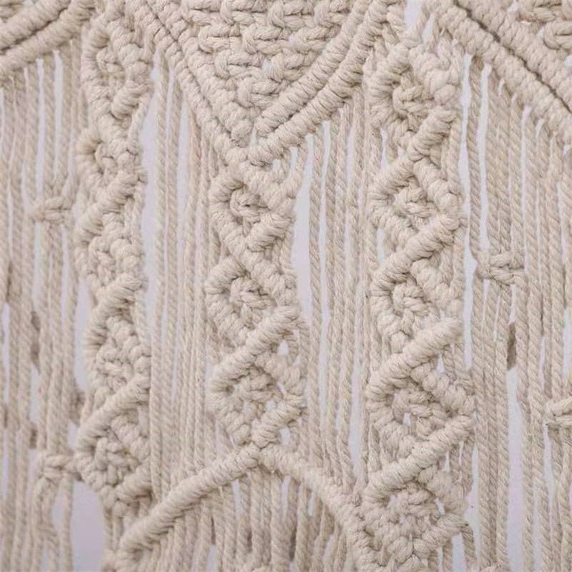 Macrame Backdrop Curtain - Aleo Decor