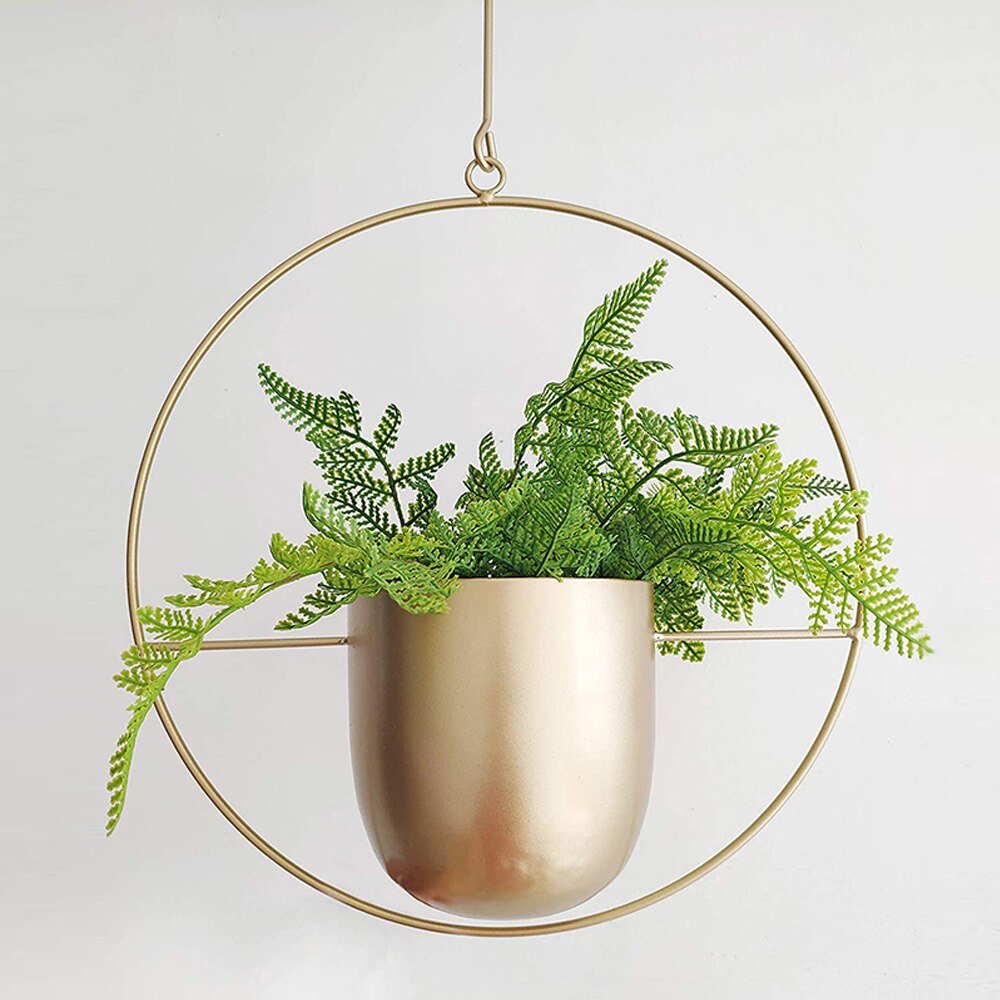 Metal hanging Pot - Aleo Decor