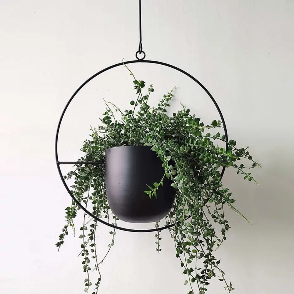 Metal hanging Pot - Aleo Decor