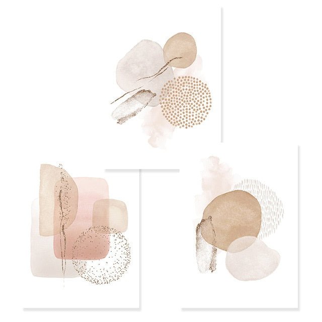 Modern Beige Pink - Aleo Decor