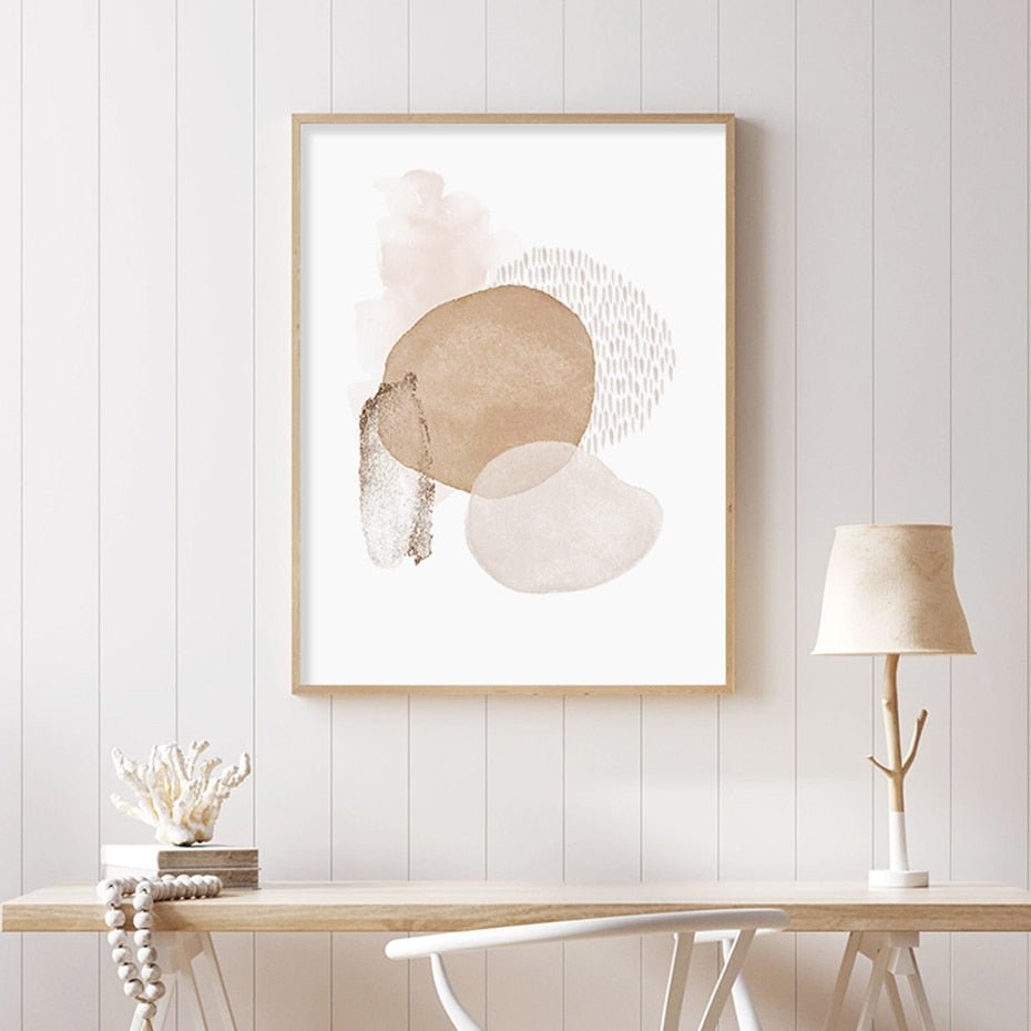 Modern Beige Pink - Aleo Decor