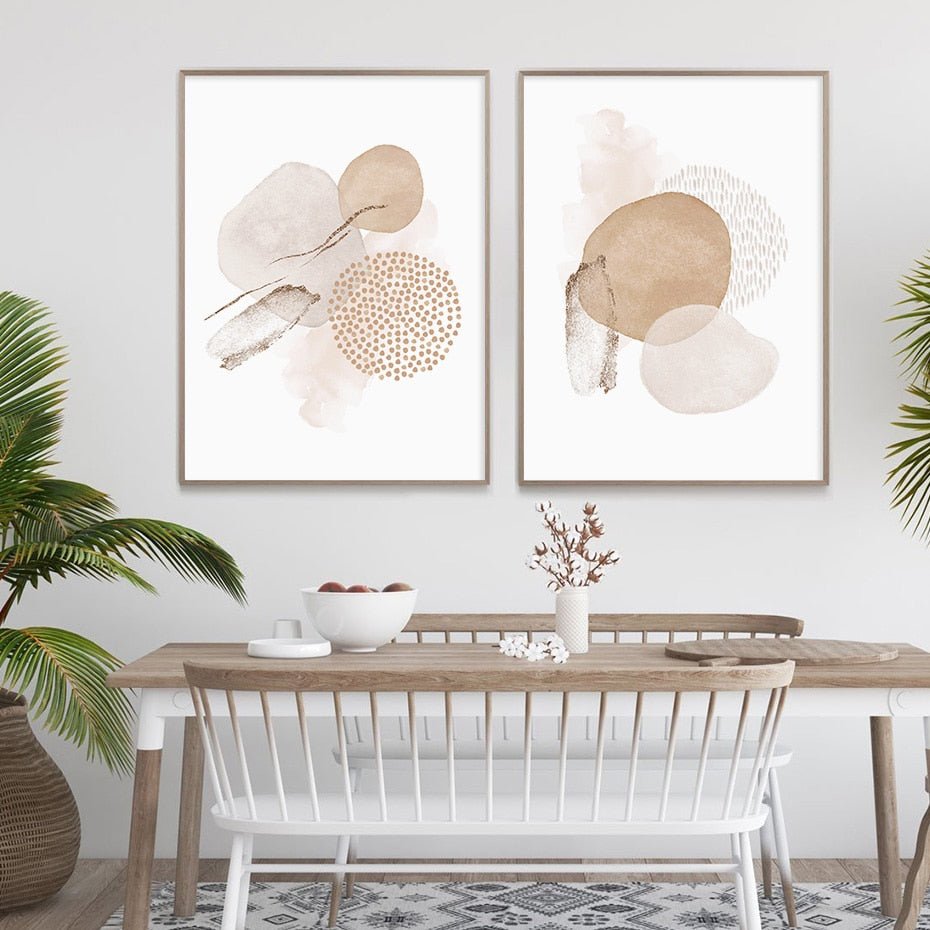 Modern Beige Pink - Aleo Decor