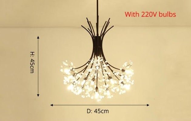 Modern Bouquet chandelier - Aleo Decor