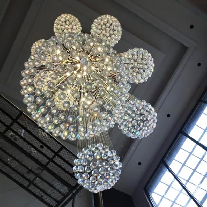 Orbital Crystal Chandelier - Aleo Decor