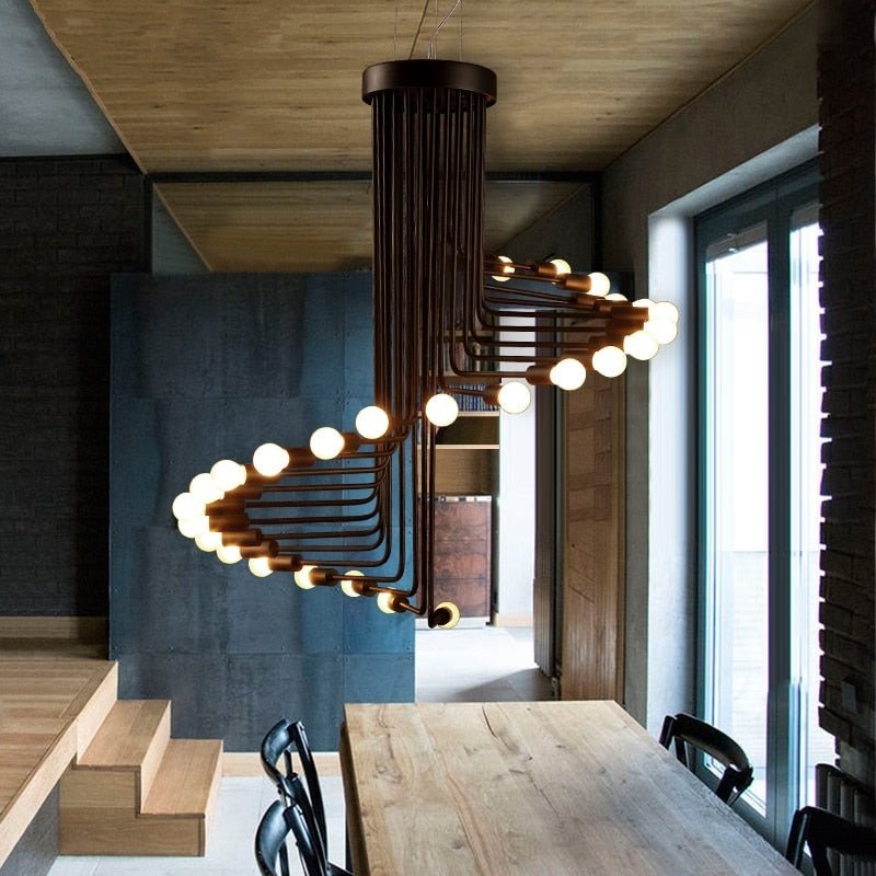 Spiral Chandelier - Aleo Decor