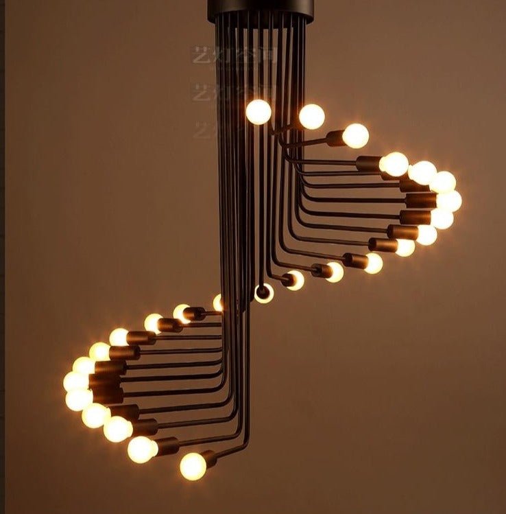 Spiral Chandelier - Aleo Decor