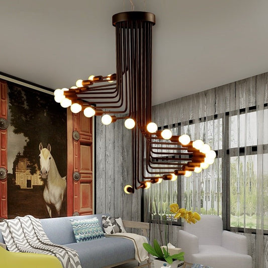 Spiral Chandelier - Aleo Decor