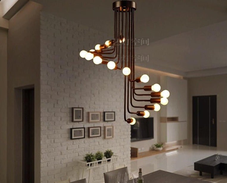 Spiral Chandelier - Aleo Decor