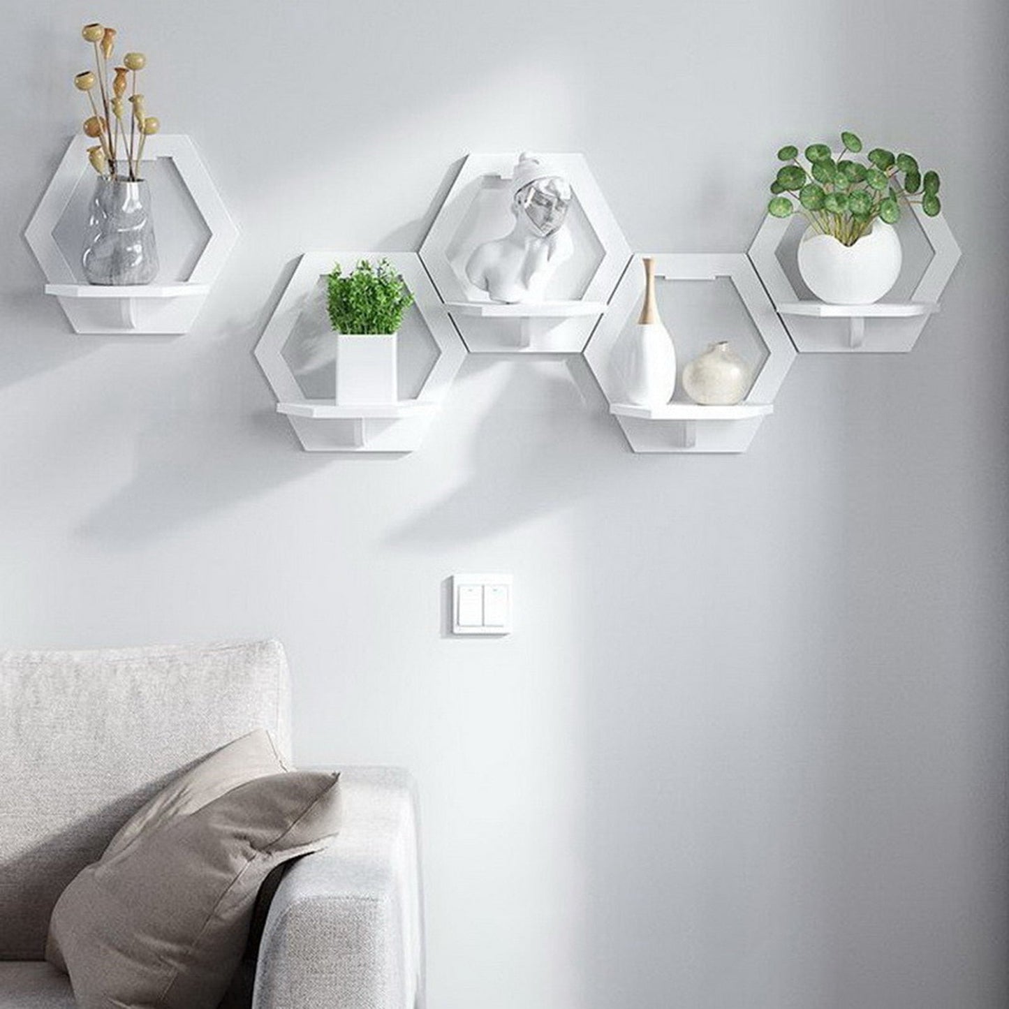 Wall Shelf Pot stand - Aleo Decor