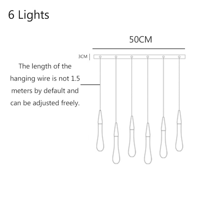 Water-drop Pendant - Aleo Decor